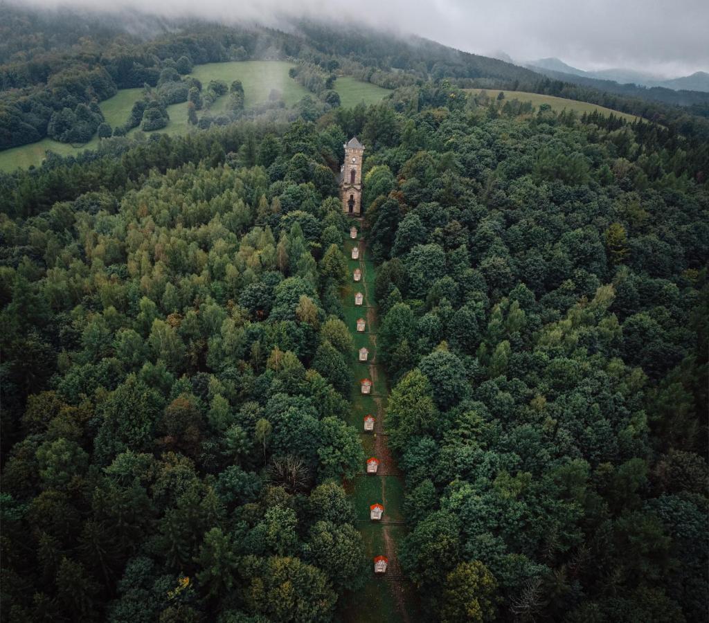 Penzion U Vyhlídky Chribská Exterior foto