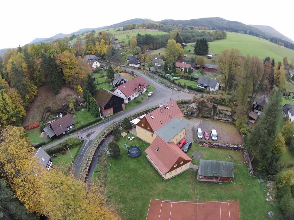 Penzion U Vyhlídky Chribská Exterior foto
